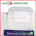 HENSO CE ISO Adhésif non tissé Wound Dressing